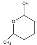 <strong>What hemiacetal is formed when the hydroxyl aldehyde shown below is cyclized? </strong> A) B) C) D)
