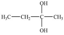 <strong>What is the acetal formed in the reaction below,if two equivalents of alcohol are used? </strong> A) B) C) D)
