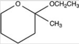 <strong>What type of compound is shown below? </strong> A)An epoxide B)A cyclic hemiacetal C)An aldehyde D)A cyclic acetal