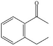 <strong>What is the name of the compound below? </strong> A)2-ethylbenzenone B)2-ethylacetophenone C)2-ethylacetobenzone D)2-ethylphenone