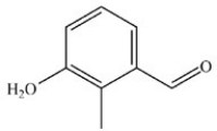 <strong>What is the structure of 3-hydroxy-2-methylbenzaldehyde?</strong> A) B) C) D)