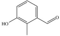 <strong>What is the structure of 3-hydroxy-2-methylbenzaldehyde?</strong> A) B) C) D)