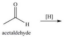 <strong>The reduction of acetaldehyde is an important biochemical reaction. Which of the following is the product of its reduction? </strong> A) B) C) D)