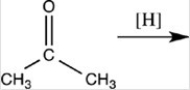 <strong>Which of the following is the product of the reduction of acetone,shown below? </strong> A) B) C) D)