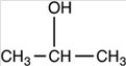 <strong>Which of the following is the product of the reduction of acetone,shown below? </strong> A) B) C) D)