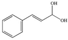 <strong>What product results when cinnamaldehyde is oxidized? </strong> A) B) C) D)