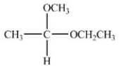 <strong>When the hemiacetal below reacts with ethanol,what acetal is formed? </strong> A) B) C) D)