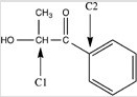 <strong>Which,if any,of the labeled carbon atoms in the compound below is a chirality center? </strong> A)C1 is the only chirality center. B)C2 is the only chirality center. C)Both C1 and C2 are chirality centers. D)Neither C1 nor C2 are chirality centers.
