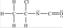 <strong>Which structure has all of the hydrogens and lone pairs correctly added to the compound shown below? </strong> A) B) C) D)
