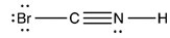 <strong>Which structure has all of the hydrogen atoms and lone pairs correctly added to the compound shown below? </strong> A) B) C) D) E)The compound given is not missing any hydrogen atoms nor any lone pairs.