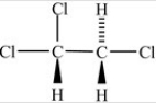 <strong>Which of the following correctly depicts the three-dimensional shape around each carbon in the structure below? </strong> A) B) C) D)
