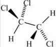 <strong>Which of the following correctly depicts the three-dimensional shape around each carbon in the structure below? </strong> A) B) C) D)