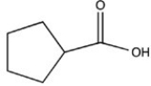 <strong>Which structure would have the molecular formula C<sub>6</sub>H<sub>10</sub>O<sub>2</sub>?</strong> A) B) C) D)