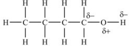 <strong>Which representation has the bond polarities properly shown?</strong> A) B) C) D)