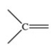 <strong>Which bonding pattern is NOT typical of carbon atoms in organic compounds?</strong> A) B) C) D)