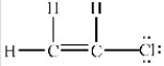 <strong>What is the Lewis structure for chloroethylene (C<sub>2</sub>H<sub>3</sub>Cl)?</strong> A) B) C) D)