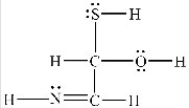 <strong>Estimate the bond angles around the sulfur atom in the structure shown below. </strong> A)90° B)109.5° C)120° D)180°