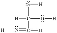 <strong>What is the molecular shape around the oxygen atom in the structure shown below? </strong> A)linear B)bent C)trigonal planar D)tetrahedral E)trigonal pyramidal