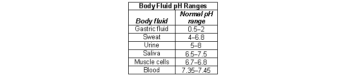 According to the chart below, how are protons be excreted from the body?