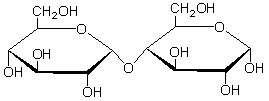 <strong>Which of the following glycosidic linkages does the sugar shown below contain? </strong> A) <font face=symbol></font>-(2→4) B) <font face=symbol></font>-(1→4) C) <font face=symbol></font>-(1→4) D) <font face=symbol></font>-(2→4) E) <font face=symbol></font>-(2→6)