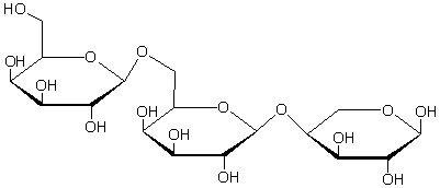 <strong>What type of saccharide is the following molecule? </strong> A) a monosaccharide B) a disaccharide C) an oligosaccharide D) a polysaccharide E) This molecule is not a sugar.