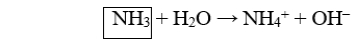 <strong>The boxed species in the following reaction is </strong> A) a hydroxide. B) a hydronium. C) a proton. D) the acid. E) the base.