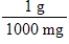 Jane Doe has a cholesterol (C<sub>27</sub>H<sub>46</sub>O)count of 178 mg/dL.You would like to calculate the number of cholesterol molecules that Jane Doe has in each deciliter of blood.Which of the following unit conversions are required to calculate the number of cholesterol molecules per deciliter? i. II. III. IV.