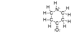 <strong>Which of the bonds in the following molecule are polar covalent? </strong> A) C-H only B) C-N only C) C=O only D) C-N and C=O E) C-N, C=O, and N-H