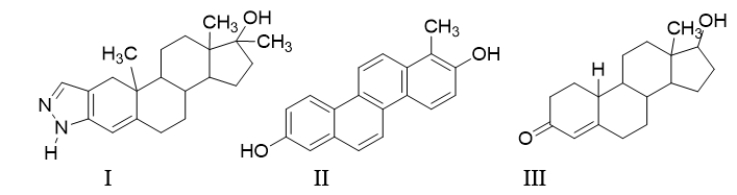 Which of the following molecules are anabolic steroids?  