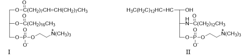 Lipid II contains which of the following functional groups not found in lipid I?