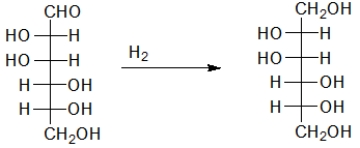 <strong>Carbohydrates are molecules that are composed of many oxygen-containing functional groups.Carbohydrates, like other oxygen-containing molecules, can be oxidized in the laboratory.Which choice illustrates the oxidation of mannose, a simple carbohydrate?</strong> A) B) C) D) E)