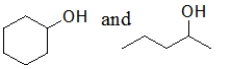 <strong>Which pair of molecules will react similarly in the presence of an oxidant?</strong> A) B) C) D) E)