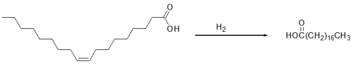 <strong>Which reaction is used in making soap?</strong> A) B) C) D) E)