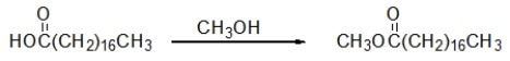 <strong>Which reaction is used in making soap?</strong> A) B) C) D) E)