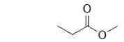 <strong>What is the name of the following ester? </strong> A) ethyl acetate B) methyl propanoate C) propyl acetate D) propyl ethanoate E) ethyl propanoate