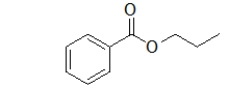 <strong>What is the name of this ester? </strong> A) benzyl propanoate B) phenol propanoate C) propyl benzoate D) propyl phenoate E) benzene propyl ester