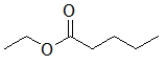 <strong>Which molecule is ethyl butanoate?</strong> A) B) C) D) E)