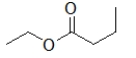 <strong>Which molecule is ethyl butanoate?</strong> A) B) C) D) E)