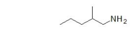 <strong>The following molecule is a _____ amine. </strong> A) primary B) secondary C) tertiary D) quaternary E) This molecule is not an amine.