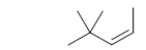 <strong>What is the IUPAC name of the following branched-chain hydrocarbon? </strong> A) trans-4-methyl-4-methyl-2-pentene B) cis-2-methyl-2-methyl-3-pentene C) cis-4,4-dimethyl-2-pentene D) trans-2,2-dimethyl-3-pentene E) cis-4,4,4-trimethyl-2-propene