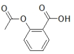 <strong>Aspirin contains a benzene ring substituted on the first and second carbon.Which molecule is aspirin?</strong> A) B) C) D) E) All of the above are aspirin molecules.