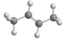 <strong>Below is an illustrated a molecule of butane.Which of the given choices is another molecule of butane in a different conformation? Assume that all atoms in each are visible. </strong> A) B) C) D) E)
