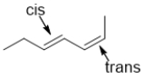 <strong>In which of the following choices are the alkenes correctly labeled?</strong> A) B) C) D) E)