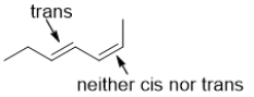<strong>In which of the following choices are the alkenes correctly labeled?</strong> A) B) C) D) E)