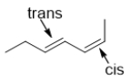 <strong>In which of the following choices are the alkenes correctly labeled?</strong> A) B) C) D) E)