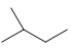 <strong>Which skeletal line structure is the same molecule as the ball-and-stick model below? </strong> A) B) C) D) E)
