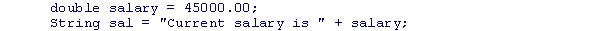 Consider the following code snippet: Which of the following statements is correct?
