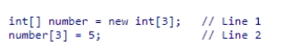 Which one of the following statements is correct for the given code snippet?