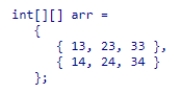 Consider the following code snippet: Identify the appropriate statement to display the value 24 from the given array?