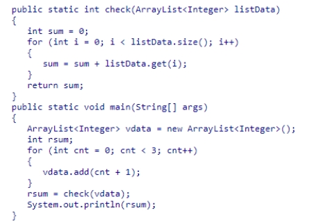 What is the output of the following code snippet?   
